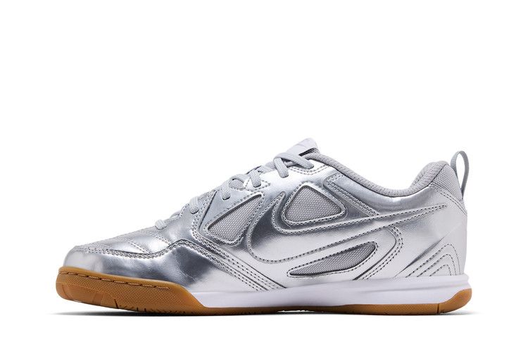 Nike Gato LV8 Metallic Silver White Gum Light Brown (GS) — foto 4