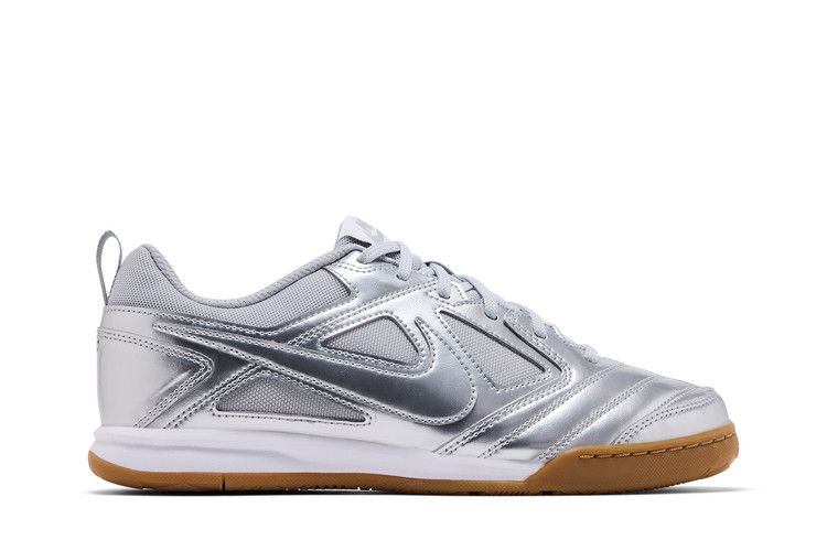 Nike Gato LV8 Metallic Silver White Gum Light Brown (GS) — foto 2