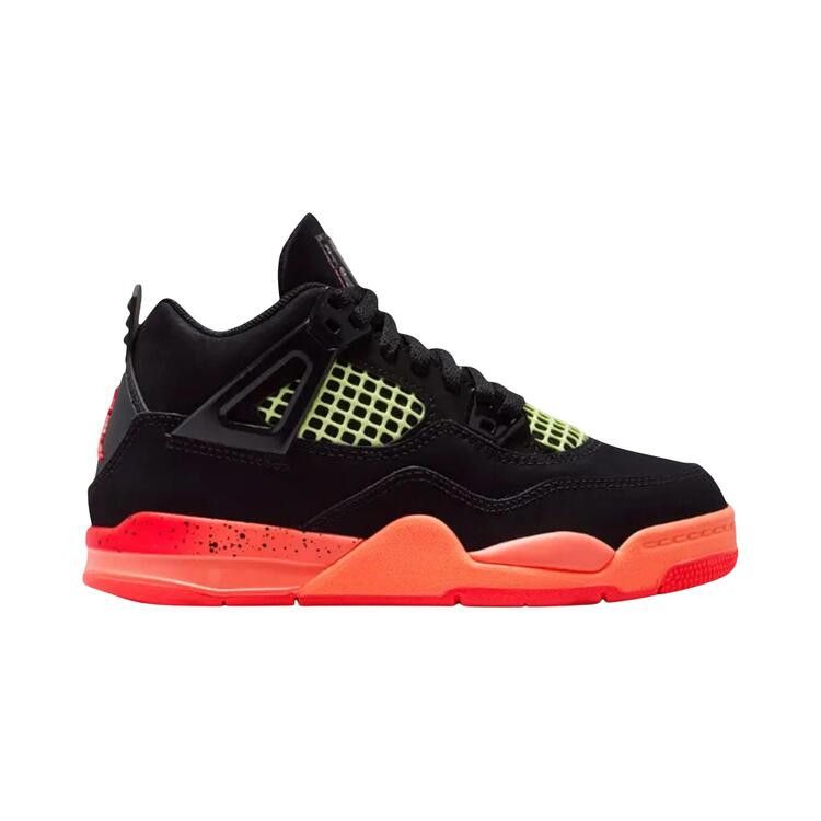 Jordan 4 Retro Black Infrared Barely Volt (PS) — foto 2