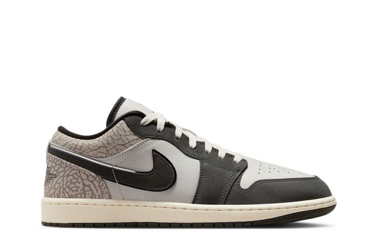 Jordan 1 Low SE Sail Deep Pewter Elephent Print — foto 2