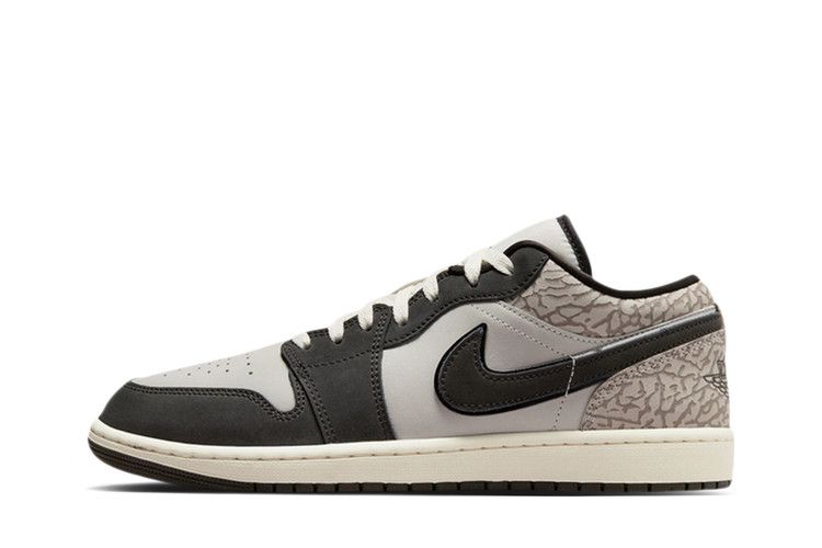 Jordan 1 Low SE Sail Deep Pewter Elephent Print — foto 3