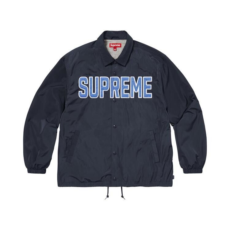 Buy Supreme Spellout Coaches Jacket 'Navy' - SS26J106 NAVY | GOAT
