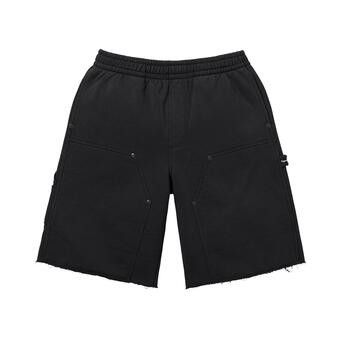 Buy Supreme Double Knee Painter Sweatshort 'Black' - SS26SH8 BLACK