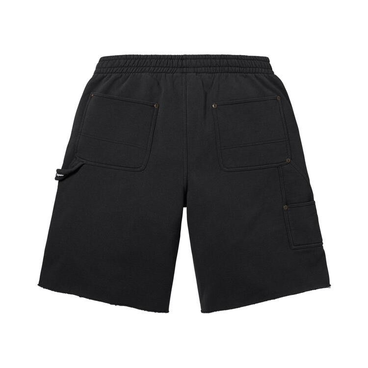 Buy Supreme Double Knee Painter Sweatshort 'Black' - SS26SH8 BLACK