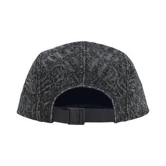 Buy Supreme Stitched Old English Denim Camp Cap 'Black' - SS26H29
