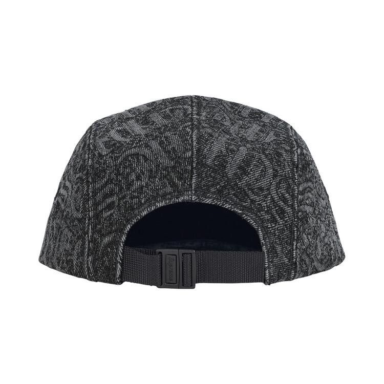 Buy Supreme Stitched Old English Denim Camp Cap 'Black' - SS26H29