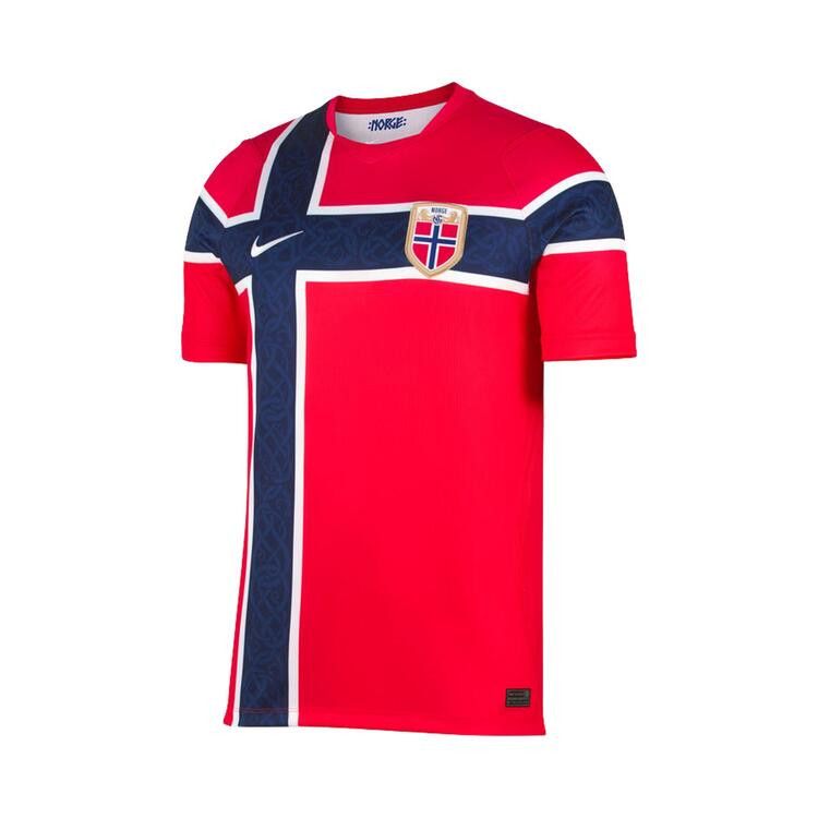 Nike Norway National Team 2026 Stadium Home Jersey Chile Red/Chile Red/White — foto 2