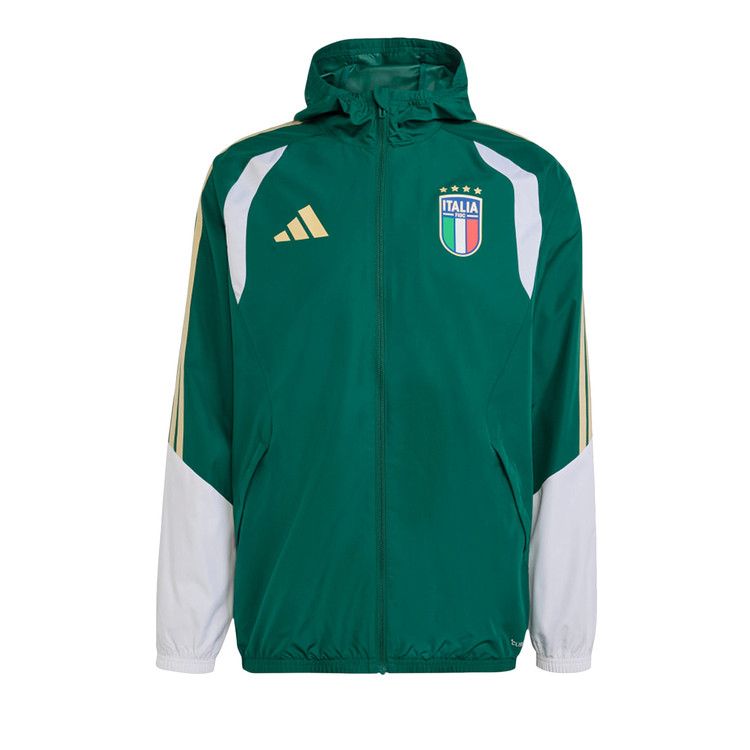 adidas Italy 2026 Tiro Allweather Jacket Collegiate Green — foto 2