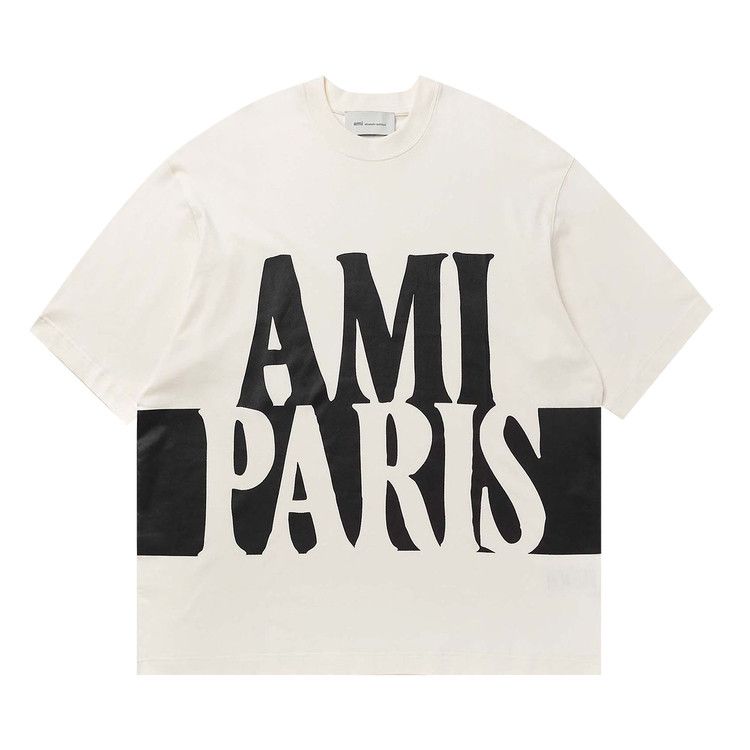 Buy Ami Oversize Fit Short-Sleeve T-Shirt With Ami Paris Print