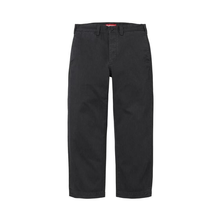 Buy Supreme Chino Pant 'Black' - SS26P49 BLACK | GOAT