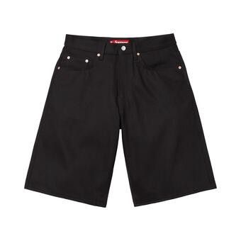 Buy Supreme Baggy Selvedge Denim Short 'Rigid Black' - SS26SH2
