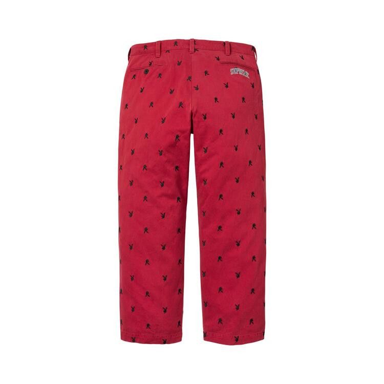 Buy Supreme Chino Pant 'Red Playboy' - SS26P49B RED PLAYBOY | GOAT