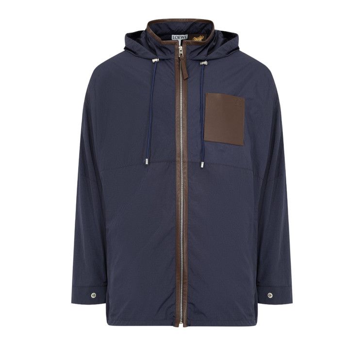 Loewe Hooded Jacket 'Navy/Brown' — foto 2
