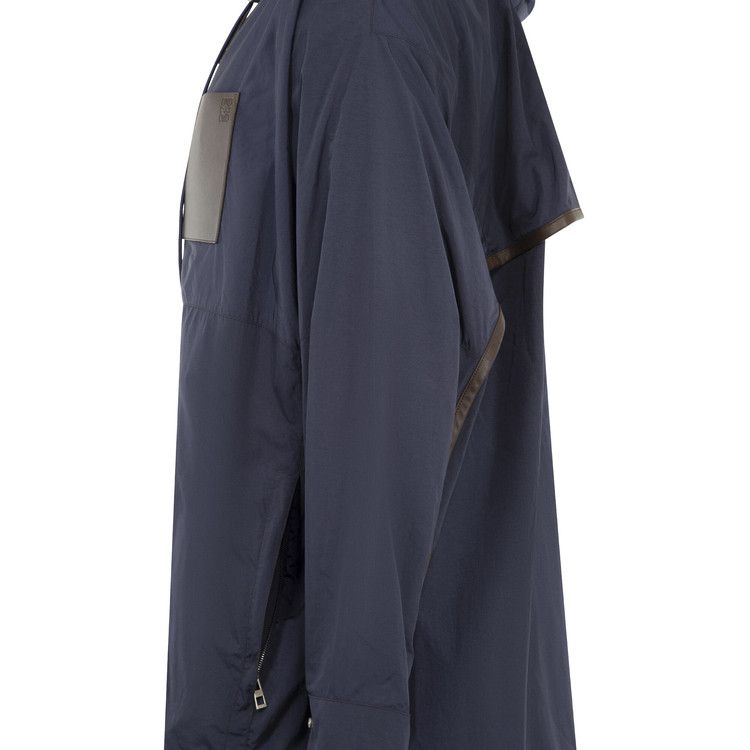 Loewe Hooded Jacket 'Navy/Brown' — foto 4