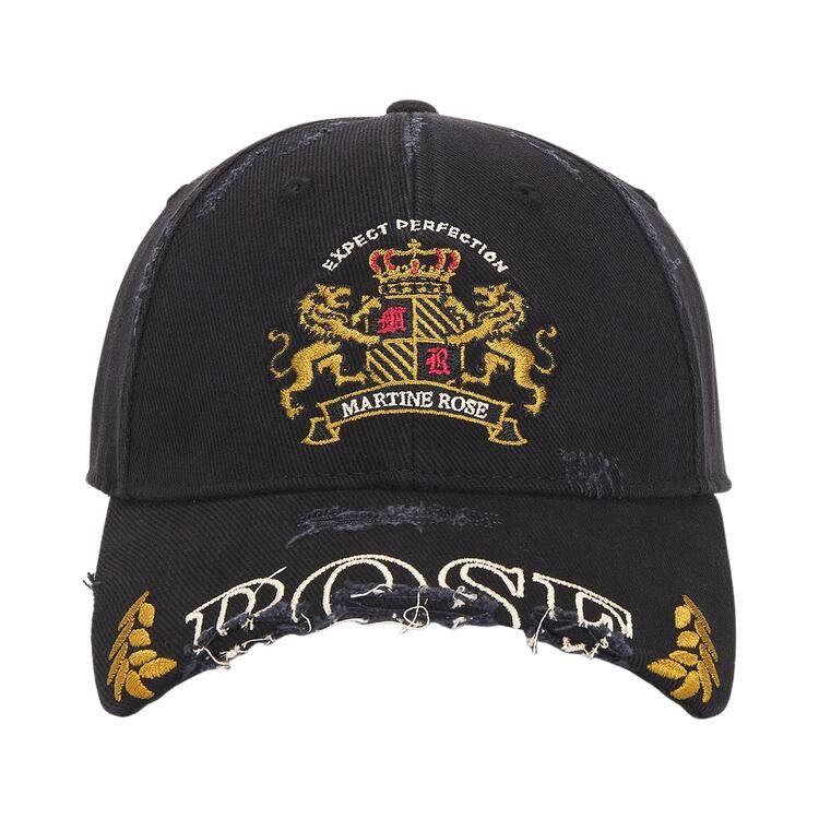 Buy Martine Rose Rose Martine Cut Peak Cap 'Black' - 1130WP13002