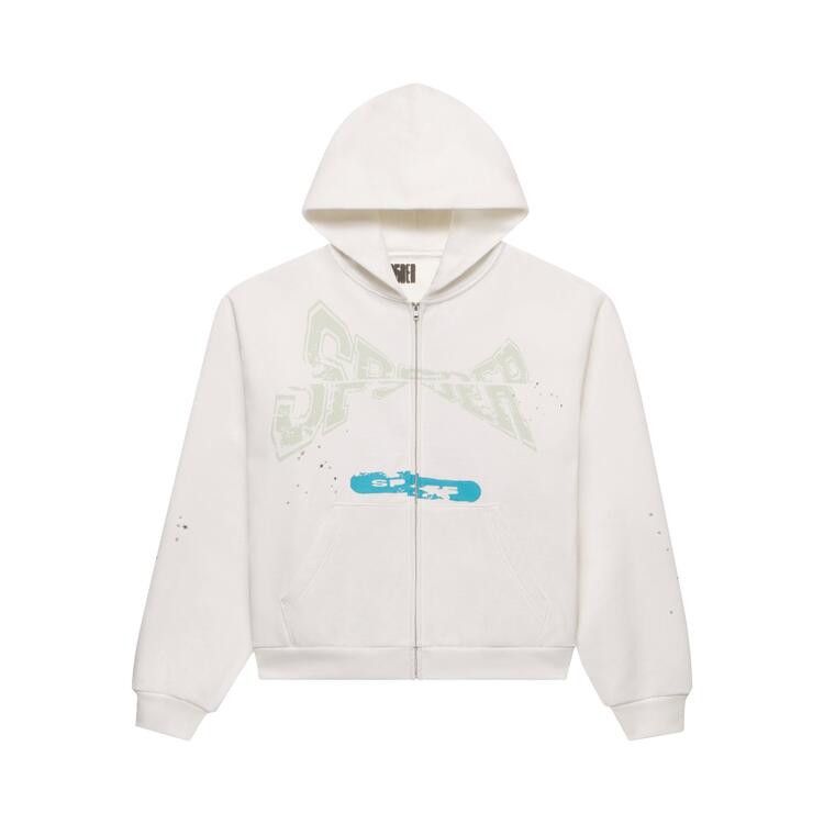 Buy Sp5der T&F Zip Up 'White' - ST049SS26WHT | GOAT