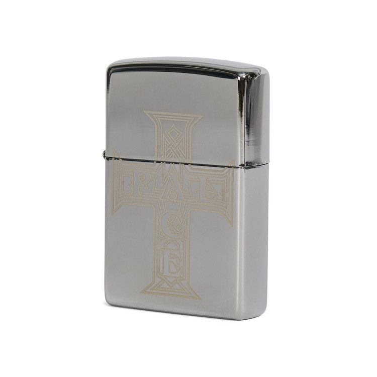 Buy Palace Cross Zippo 'Silver' - P30ACC090 | GOAT