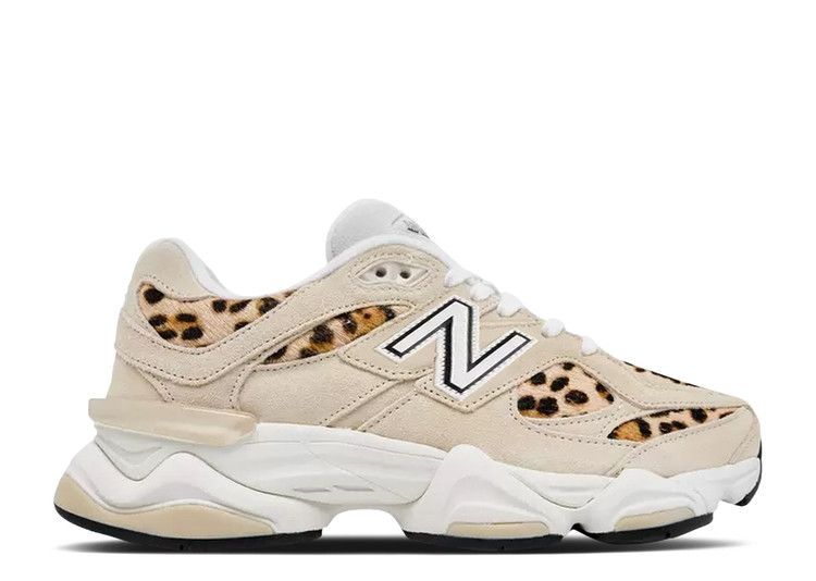 New Balance 9060 Tan Leopard White