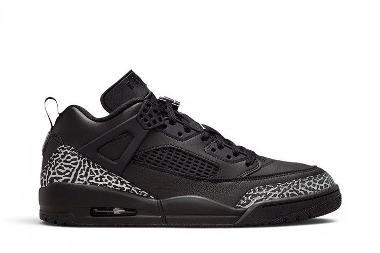 Jordan Spizike Low Black Metallic Silver