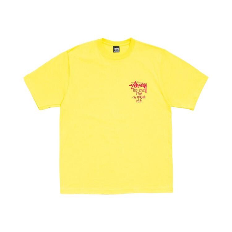Buy Stussy Big Love Tee 'Lemon' - 1905218 LEMO | GOAT