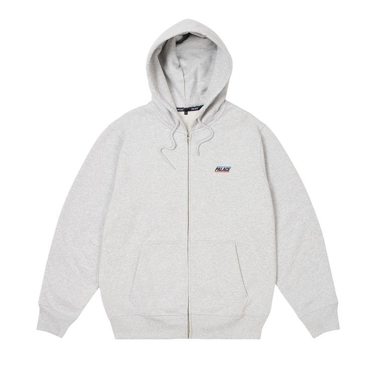 Buy Palace Basically A Zip Hood 'Grey Marl' - P30HD053 | GOAT