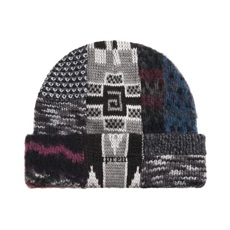 Buy Supreme Patchwork Beanie 'Black' - SS26BN37 BLACK | GOAT