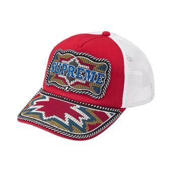 Buy Supreme Western Embroide Mesh Back 5-Panel 'Red' - SS26H93 RED
