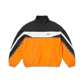 Buy Supreme Logo Taping Track Jacket 'Orange' - SS26J107 ORANGE | GOAT