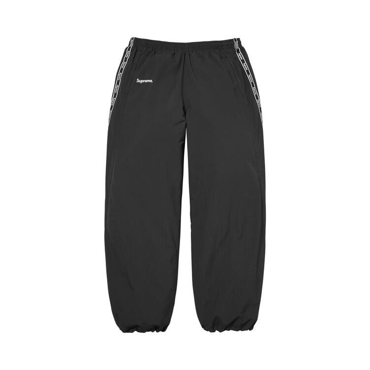 Buy Supreme Logo Taping Track Pant 'Black' - SS26P91 BLACK | GOAT