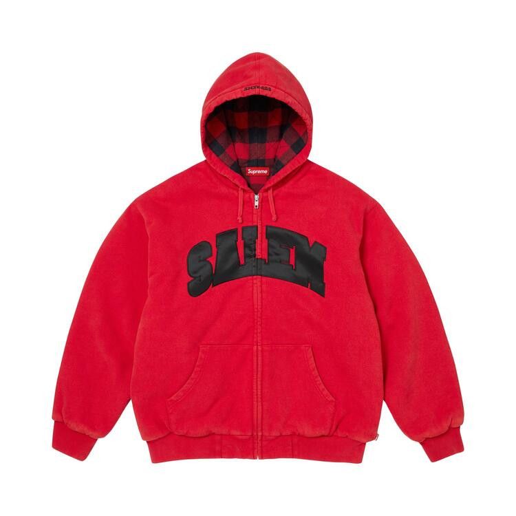 トップス Supreme x SALEM Zip Up Hooded Sweatshirt Buy Supreme x Salem Zip Up Hooded Sweatshirt 'Red' - SS26SW57 RED
