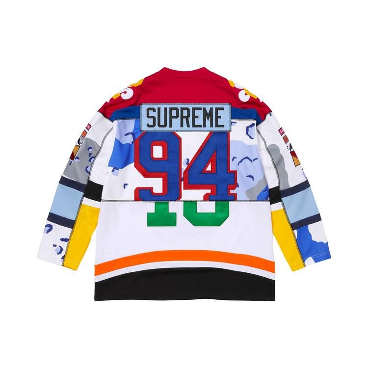 Buy Supreme Paneled Hockey Jersey 'White' - SS26KN34 WHITE | GOAT
