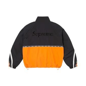 Buy Supreme Logo Taping Track Jacket 'Orange' - SS26J107 ORANGE | GOAT
