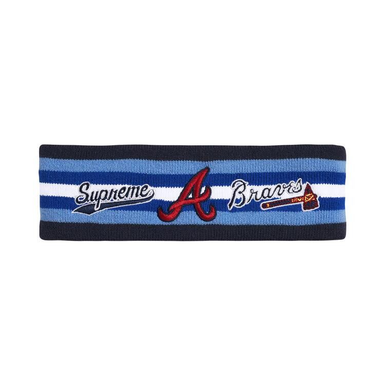 Buy Supreme x Mitchell & Ness Teams Headband 'Navy' - SS26BN47