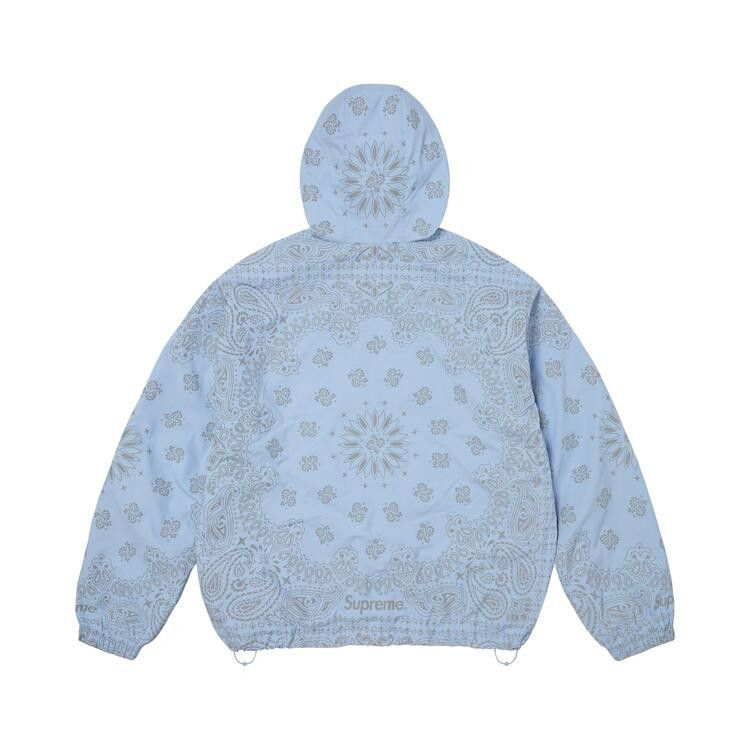 Buy Supreme Reflective Bandana Anorak 'Light Blue' - SS26J77 LIGHT