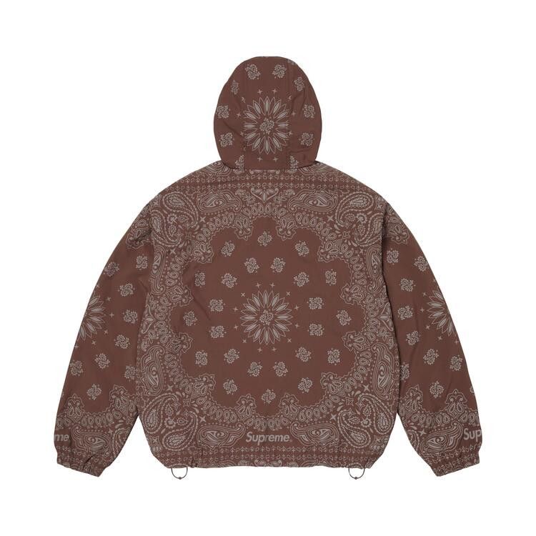 Buy Supreme Reflective Bandana Anorak 'Brown' - SS26J77 BROWN | GOAT