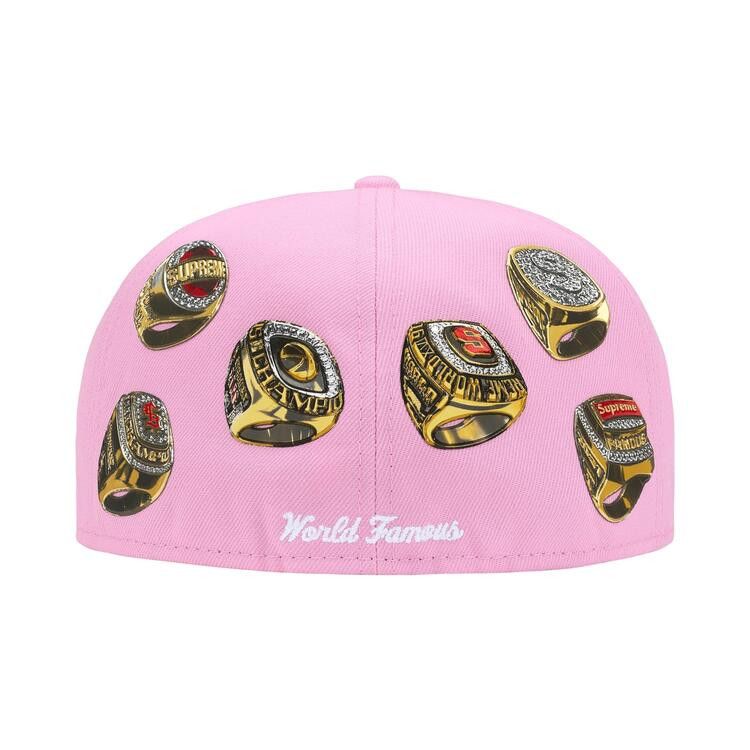 supreme Rings Box Logo New Era® Buy Supreme Rings Box Logo New Era 'Pink' - SS26H130 PINK | GOAT
