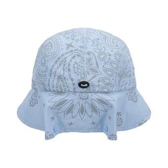 Buy Supreme Reflective Bandana Sunshield Camp Cap 'Light Blue