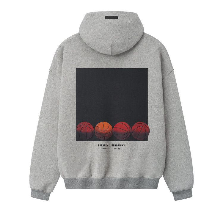 Fear of God Essentials NBA x Barkley Hendricks 90s Hoodie Concrete Heather — foto 3