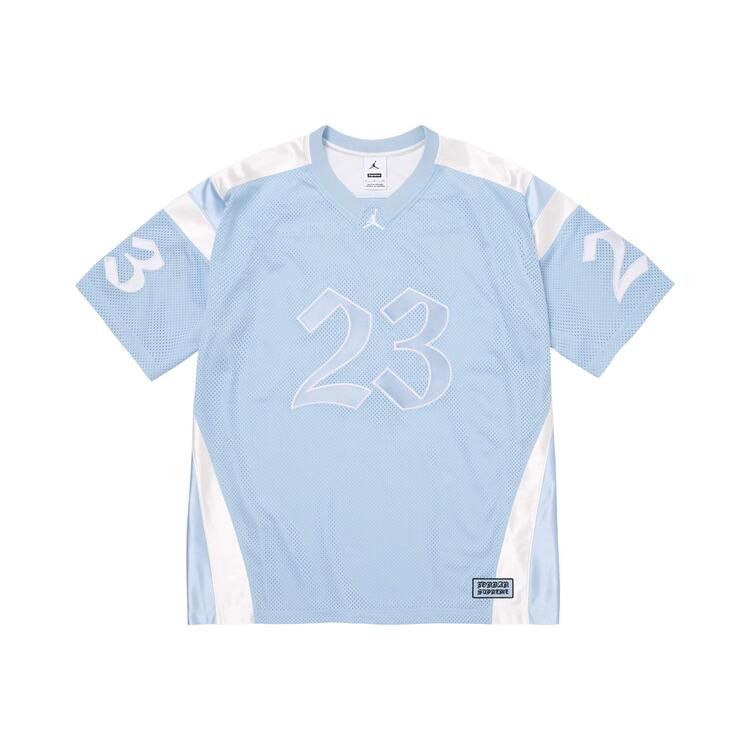 Buy Supreme x Jordan Warm Up Jersey 'Light Blue' - SS26KN23 LIGHT