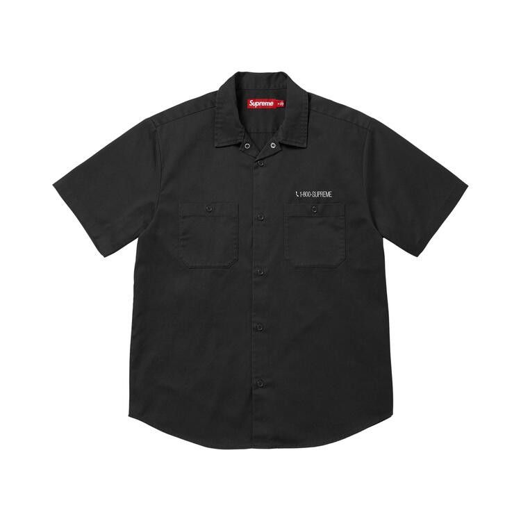 Buy Supreme Aoi Cyborg Short-Sleeve Work Shirt 'Black' - SS26S37
