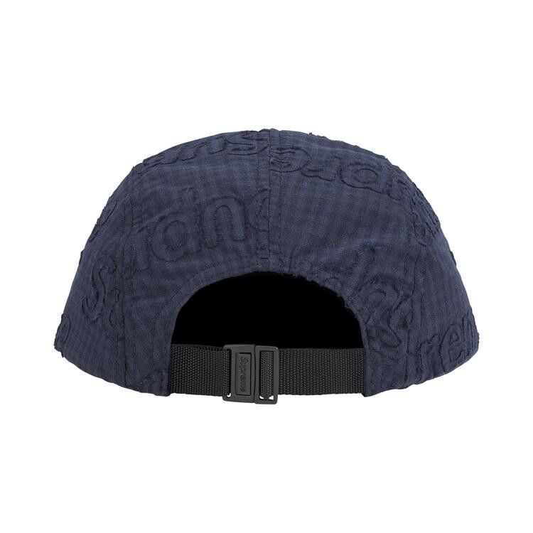 Buy Supreme Monogram Gingham Camp Cap 'Navy' - SS26H38 NAVY | GOAT DE