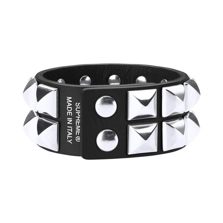 Buy Supreme Studded Leather Bracelet 'Black' - SS26B38 BLACK | GOAT