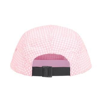 Buy Supreme Monogram Gingham Camp Cap 'Pink' - SS26H38 PINK | GOAT