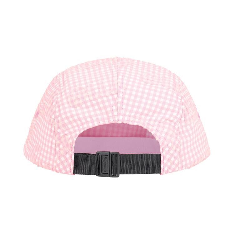Buy Supreme Monogram Gingham Camp Cap 'Pink' - SS26H38 PINK | GOAT