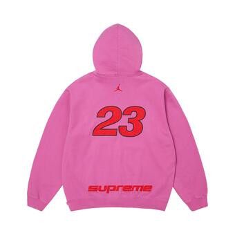 Buy Supreme x Jordan Zip Up Hooded Sweatshirt 'Pink' - SS26SW24