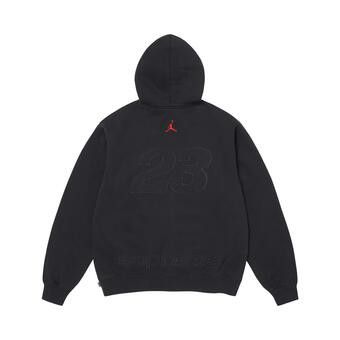 SUPREME × Jordan Hooded Sweatshirt XL Buy Supreme x Jordan Zip Up Hooded Sweatshirt 'Black' - SS26SW24