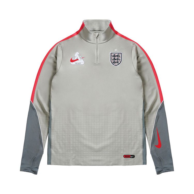 Buy Palace x Nike England Dri-Fit Strike Drill Top 'Pewter Grey