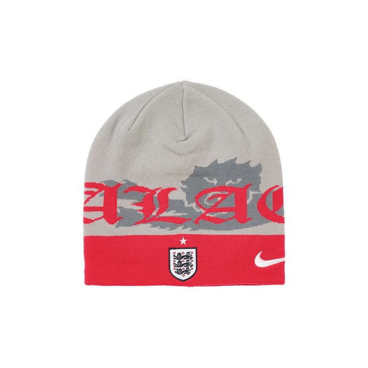 Buy Palace x Nike England Uncuffed Beanie 'Pewter Grey/Cool Grey