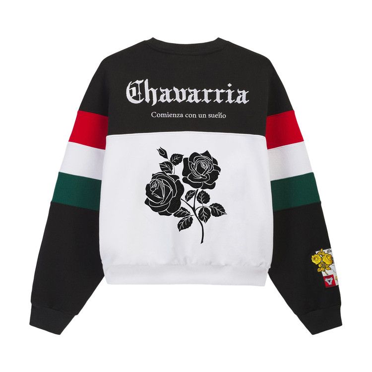 adidas x Willy Chavarria WC Crew Sweatshirt Black/White — foto 3