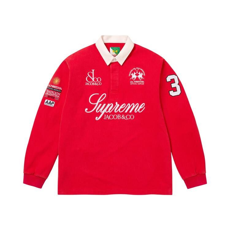 Buy Supreme x La Martina x Jacob & Co Rugby 'Red' - SS26KN65 RED